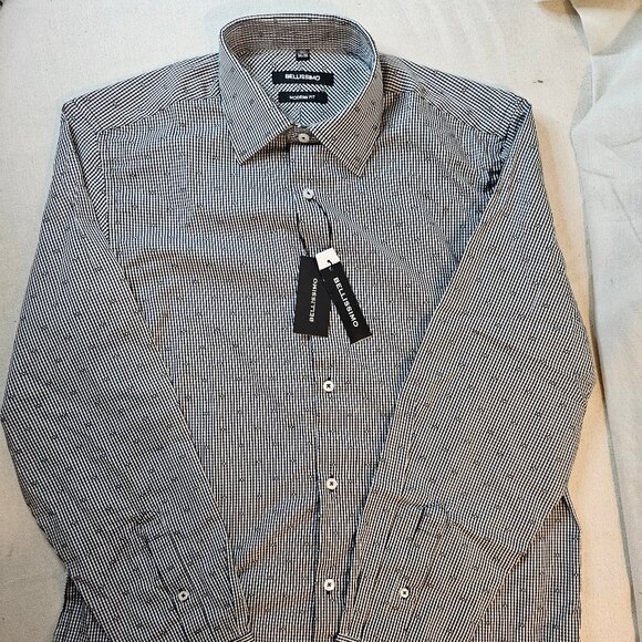 Bellissimo Men's Long Sleeve Dress Shirt - Size L Tall - Picture 3 of 8